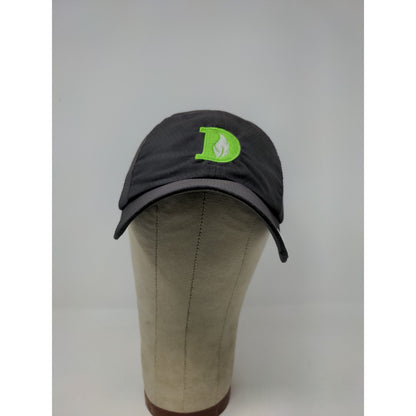 Nike Golf Slideback Hat Embroidered D Leaf Logo Black Green Adjustable