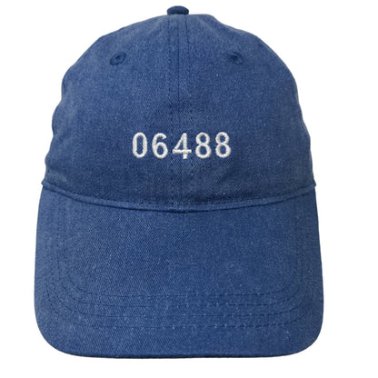 Authentic Pigment Men's Slideback Hat Blue Adjustable Connecticut ZIP 06488