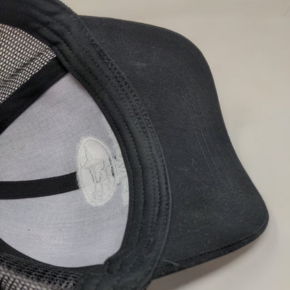 Subaru Men's Adventure Snapback Mesh Back Hat Black Adjustable Embroidered Logo