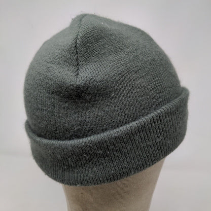 The Flash Boys Knit Beanie Hat Gray Embroidered Logo DC Comics