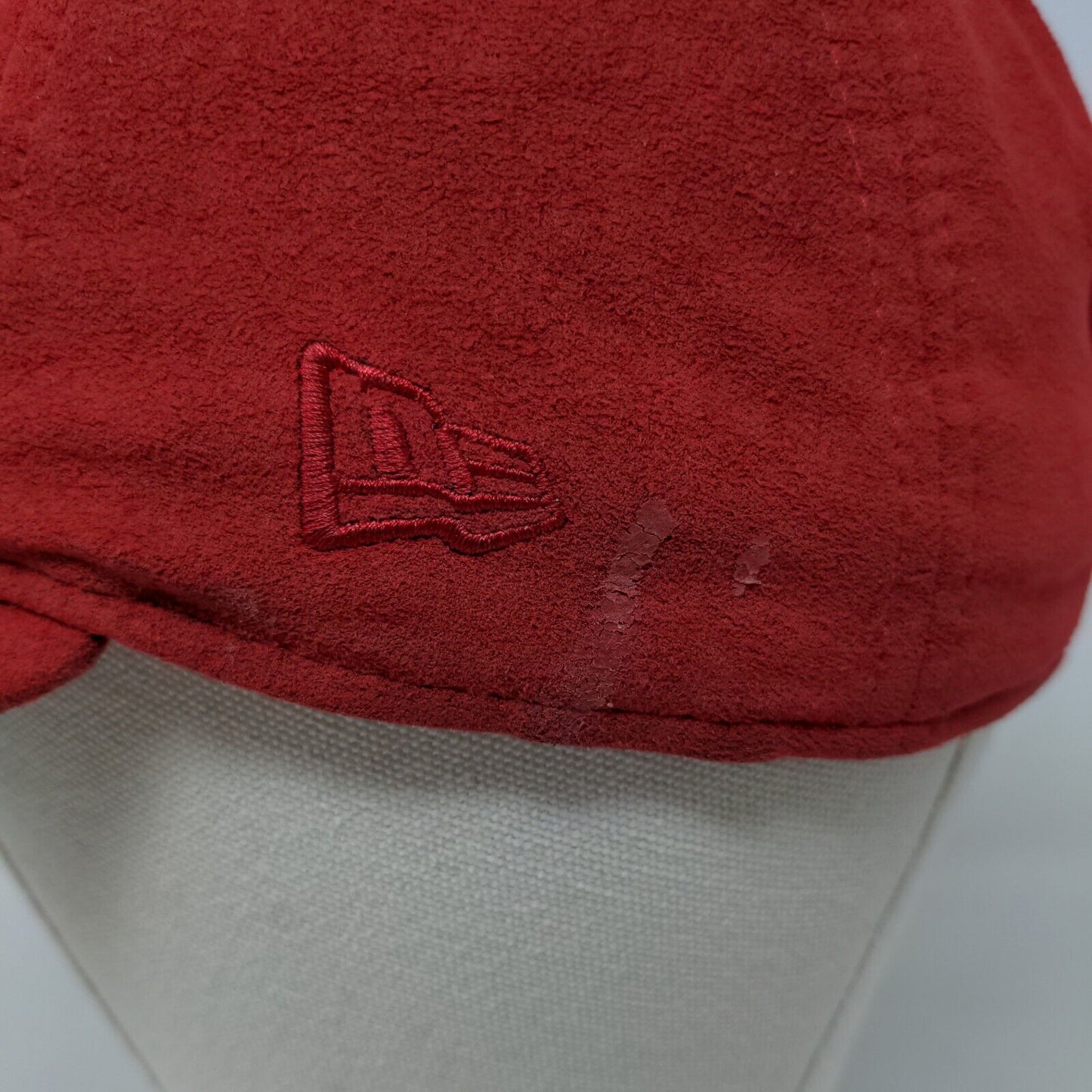 New Era Bandier Men's Slideback Hat Red Adjustable Blank Embroidered Logo