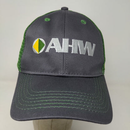 John Deere Men's Snapback Mesh Back Hat Green Gray OSFM Embroidered Logo