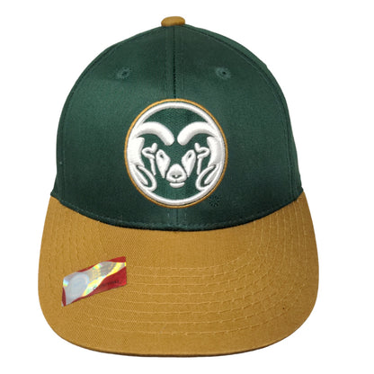 Going Yard Men's Colorado State Rams Strapback Hat Green OSFM Embroidered Logo