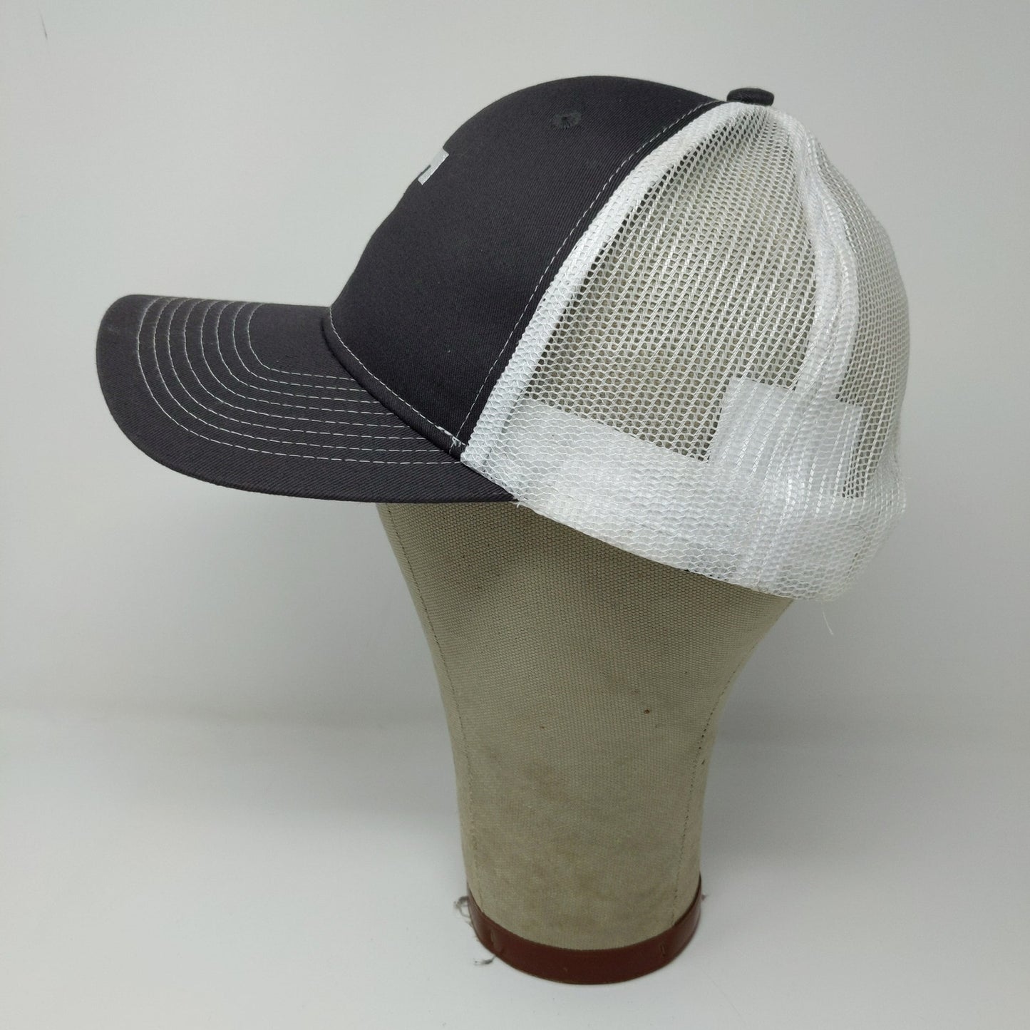Pacific Essentials Snapback Meshback Hat Black White Embroidered F One Size