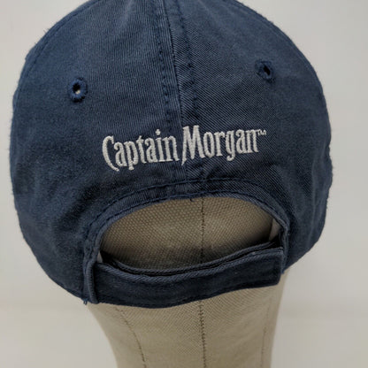 Captain Morgan Rum Mens Hat Blue OSFA Strapback Captain in You Embroidered Logo