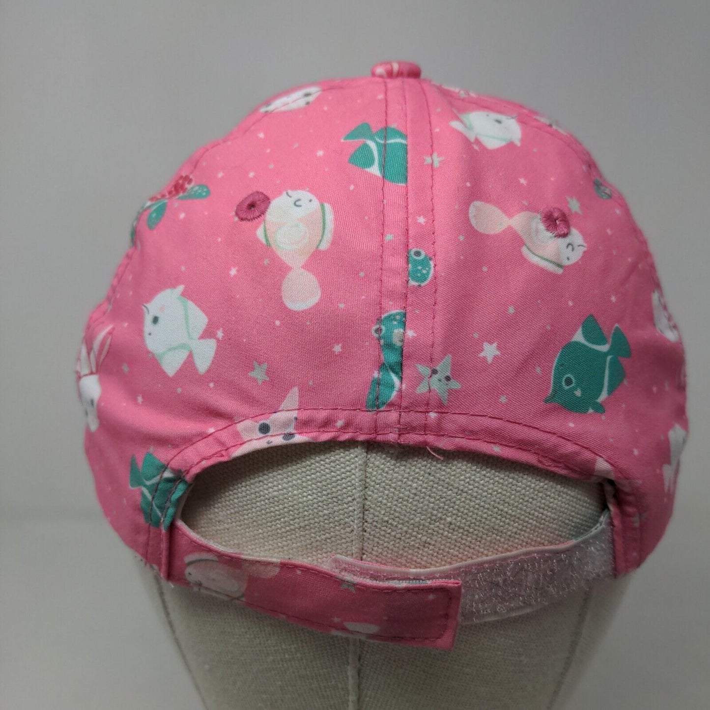 Banana Boat Girl's Strapback Hat Pink Size OS Graphic Fish Ocean Creatures