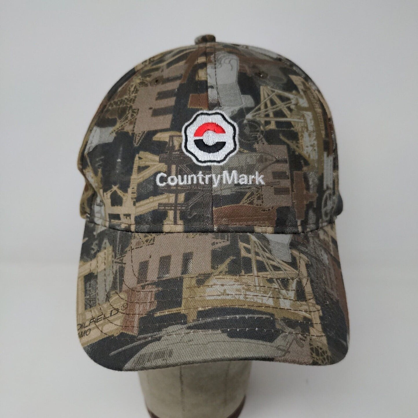 Countrymark Official Oilfield Camo Midwest Fuel Trucker Hat Cap Strapback OSFA