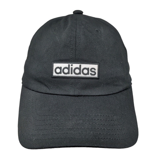 Adidas Men's Aeroready Strapback Hat Black Adjustable 100% Cotton Embroidered