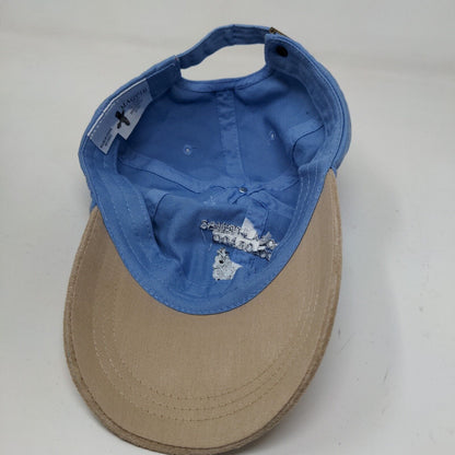 Pagosa Spring Colorado Men's Slideback Hat Blue Adjustable Embroidered Logo