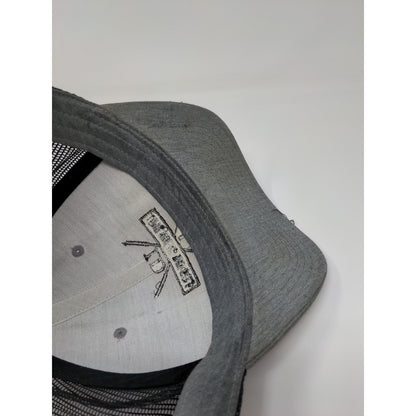 Idaho Golf Mesh Back Snapback Hat Love Where You Golf Gray Embroidered