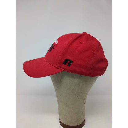 Russell Nebraska Huskers Strapback Hat Adjustable Red Embroidered