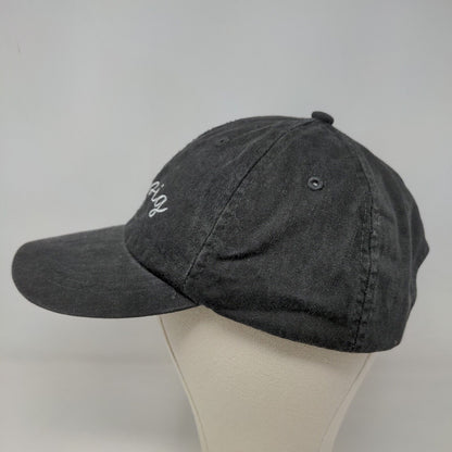 Adams Men's Slideback Hat Gray Adjustable Fraternity Phi Sigma Embroidered Logo