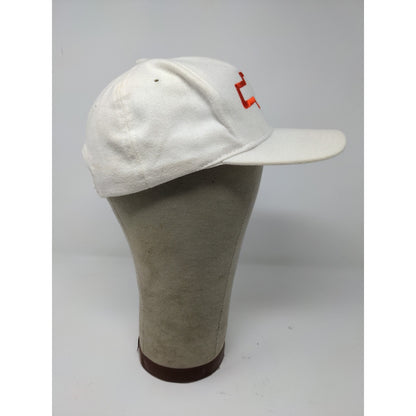 Raceshop Chevrolet Chevy Snapback Hat Adjustable White Autographed