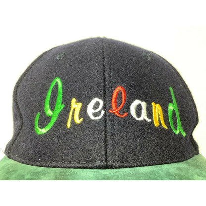 Ireland Hat Slideback 65% Wool Size 57CM Adjustable Green Blue