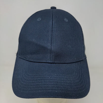 CornerStone Men's Snapback Mesh Back Hat Blue Adjustable Blank Cotton