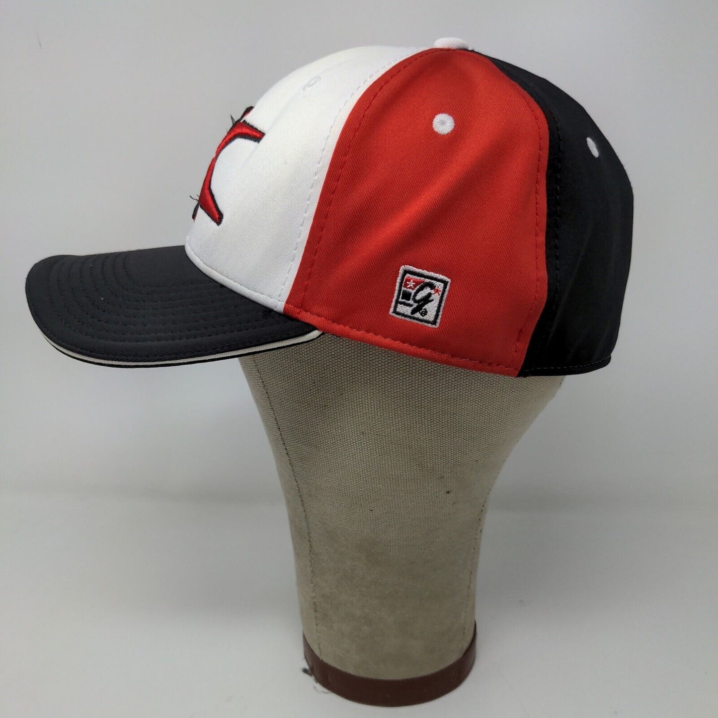 XG Extreme Mens Fitted Hat White Black Size M Embroidered Logo