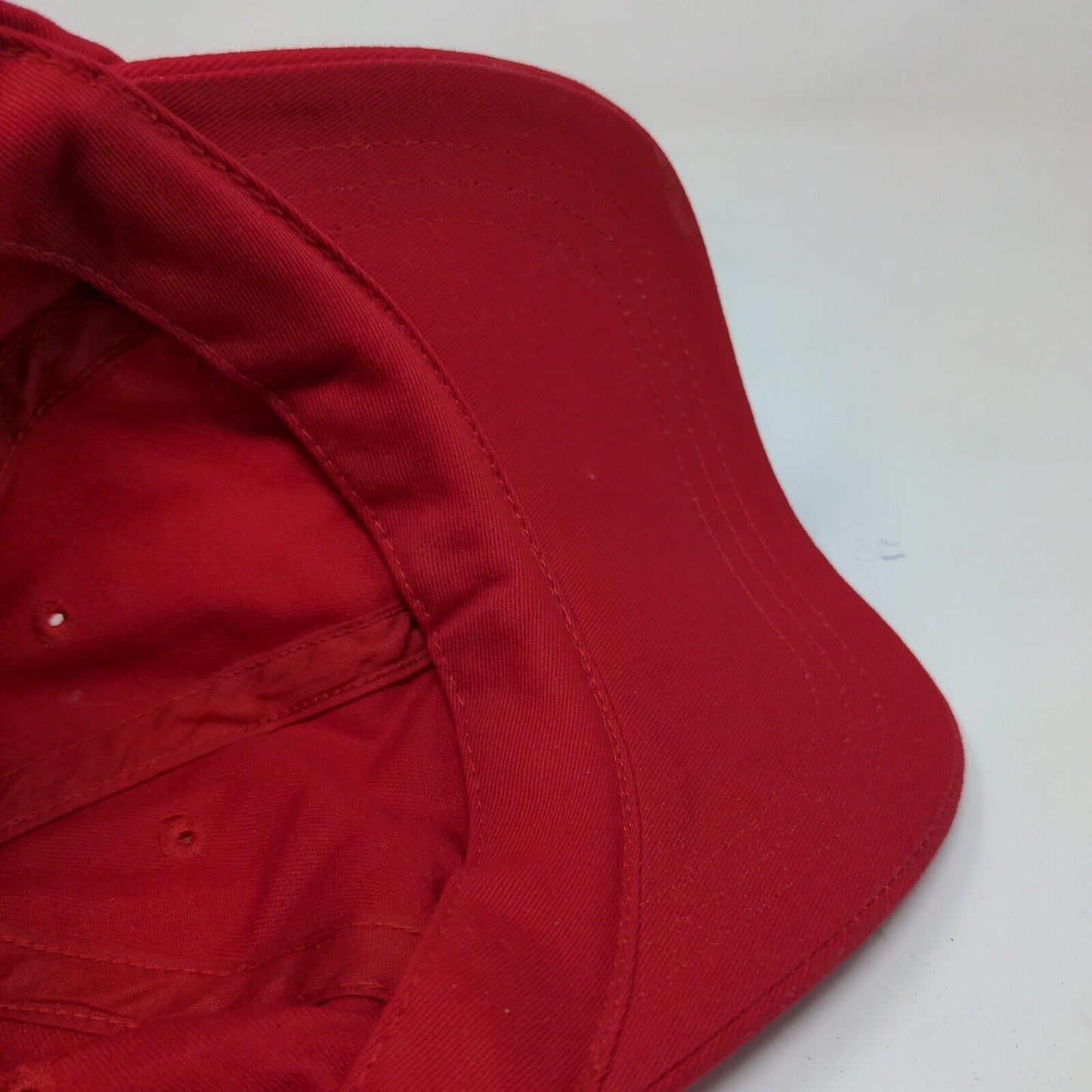 Unbranded Men's Slideback Hat Red Adjustable Blank Baseball Cap