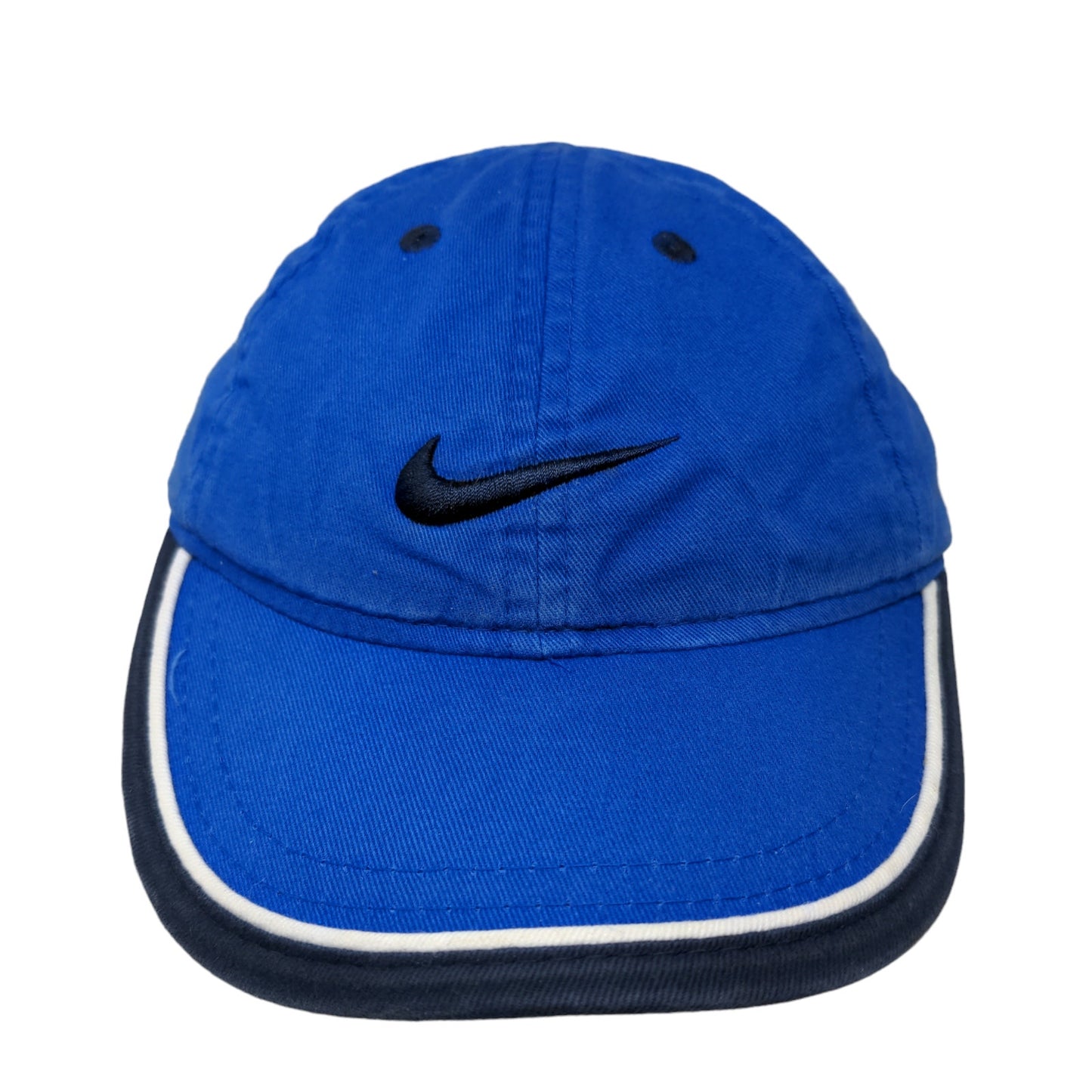 Nike Boy's Strapback Hat Blue Size Toddler Embroidered Swoosh Logo 100% Cotton