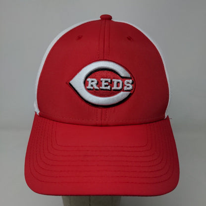 Fan Favorite Men's Strapback Hat Cincinnati Reds MLB Red White OSFA Embroidered