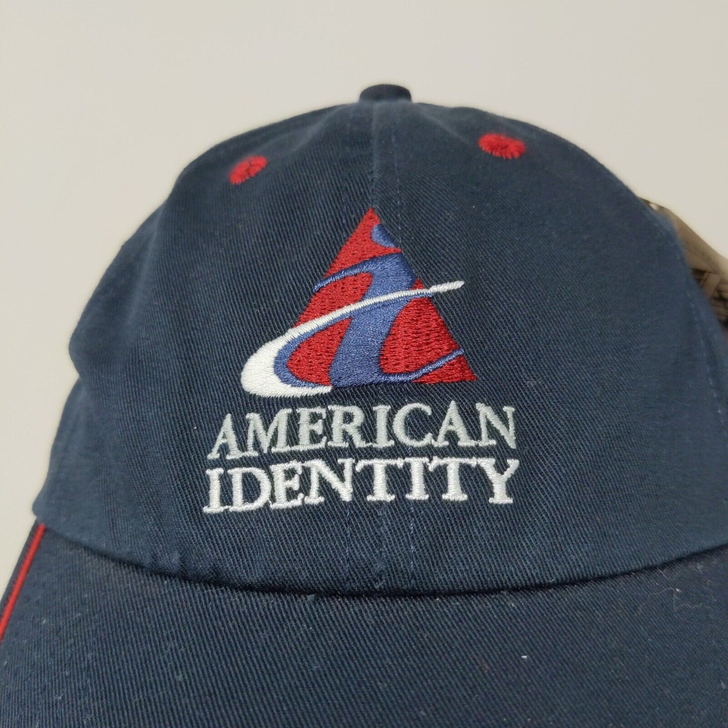 Vintage Sample American Identity Embroidered Hat Made in USA W/Tags