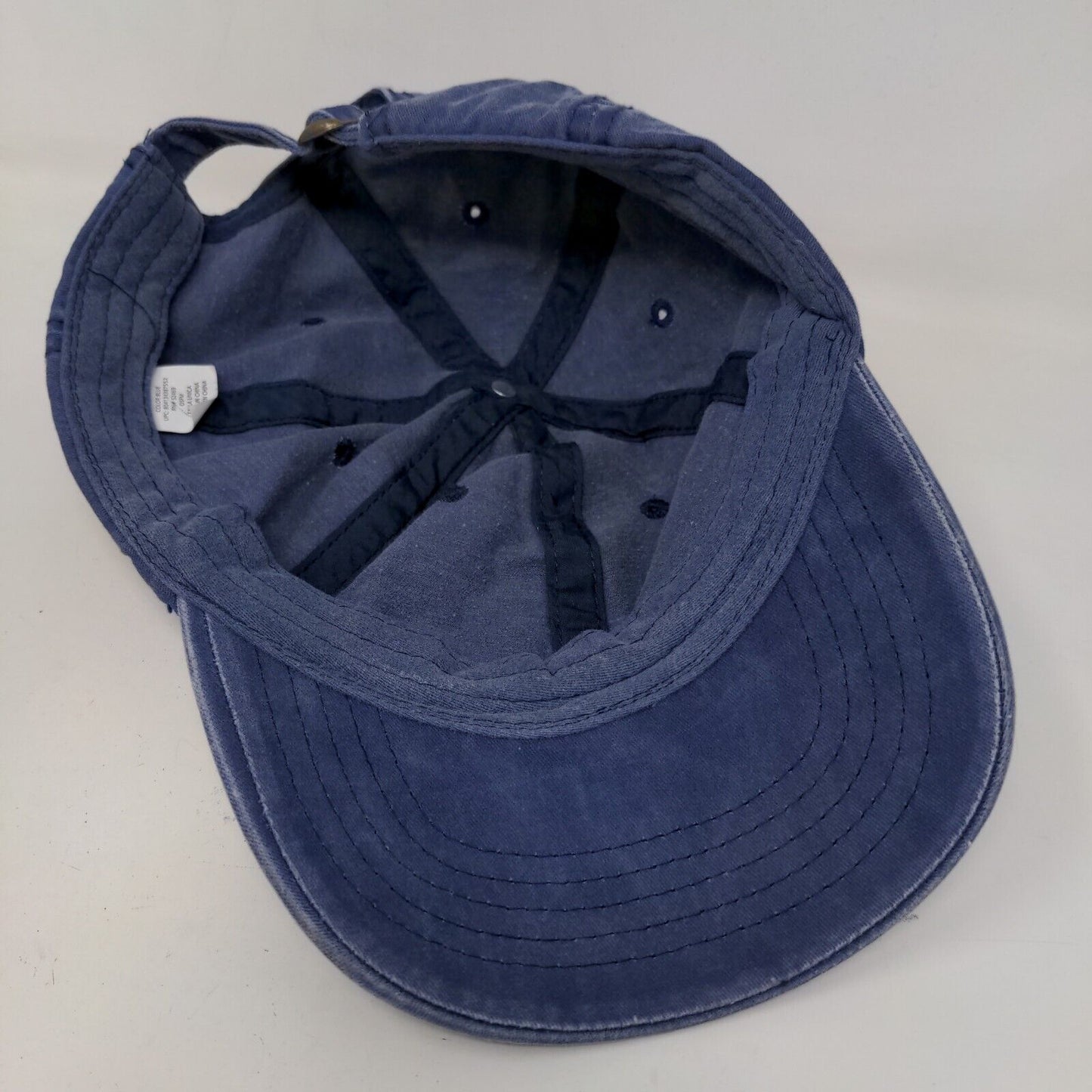 Unbranded Men's Slideback Hat Blue Size OSFM Blank Adjustable