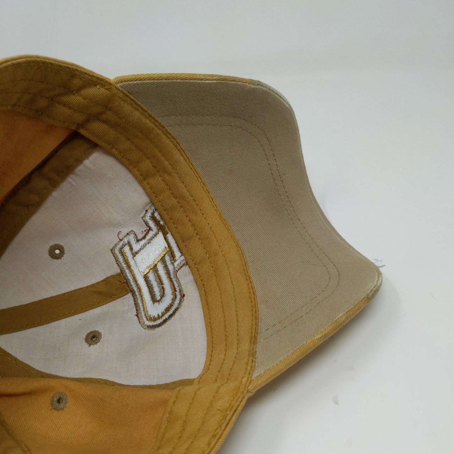 Captivating Headgear Purdue Boilermakers Embroidered Slideback Hat Tan