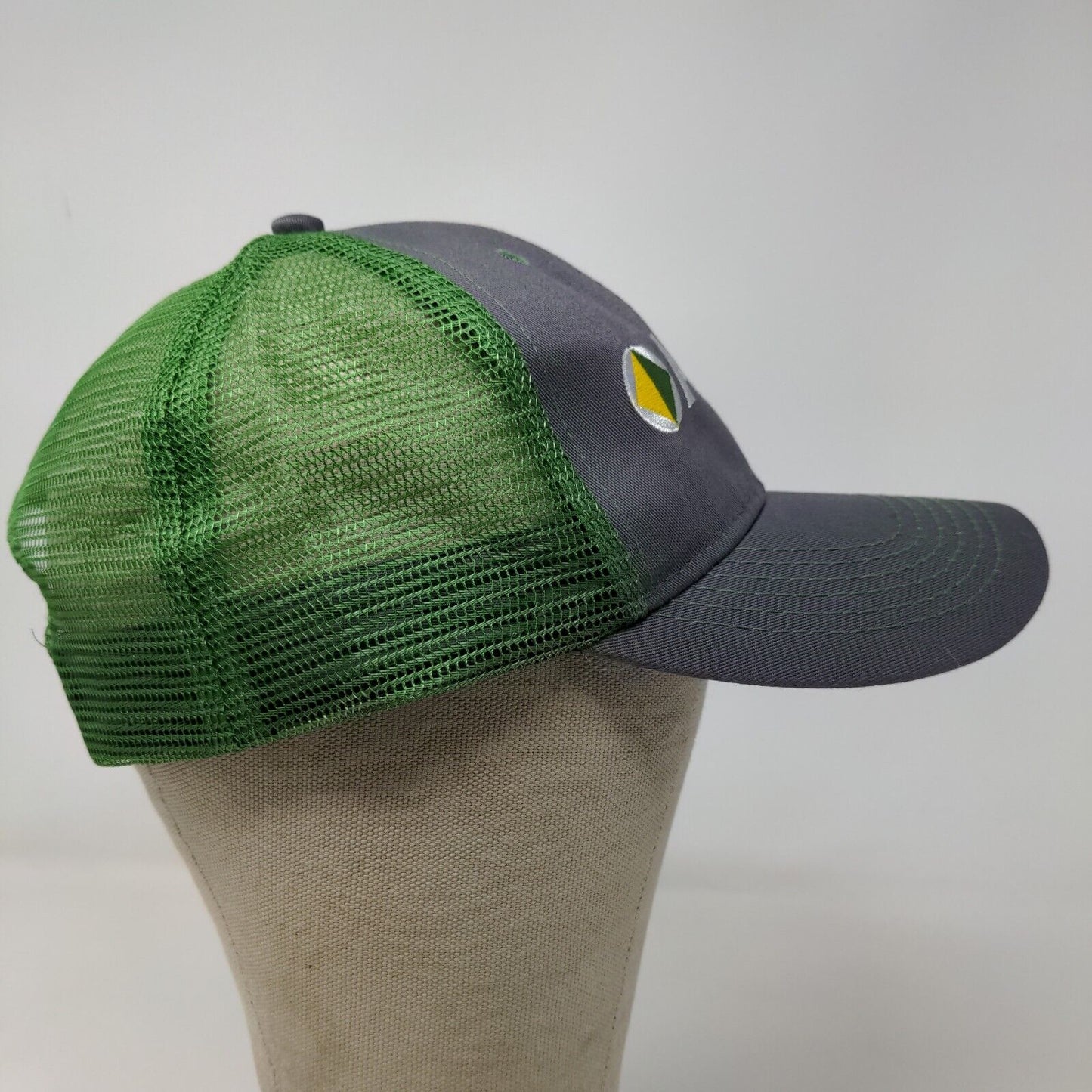 John Deere Men's Snapback Mesh Back Hat Green Gray OSFM Embroidered Logo