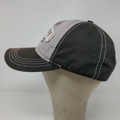 Chevrolet Men's Strapback Hat Gray Black Rough Patch and Graphic Logo