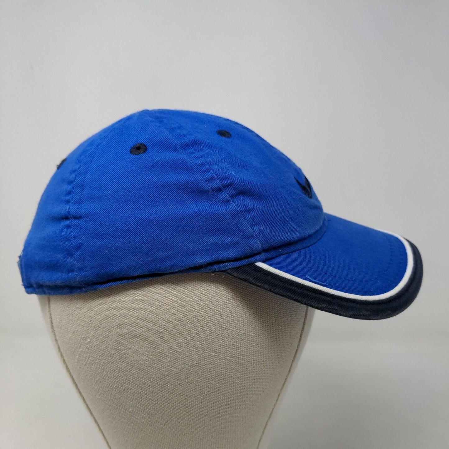 Nike Boy's Strapback Hat Blue Size Toddler Embroidered Swoosh Logo 100% Cotton