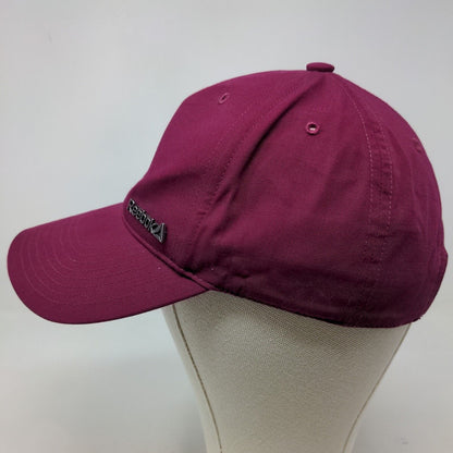 Reebok Women's Slideback Hat Red Burgundy Size OSFW Spell Out Logo