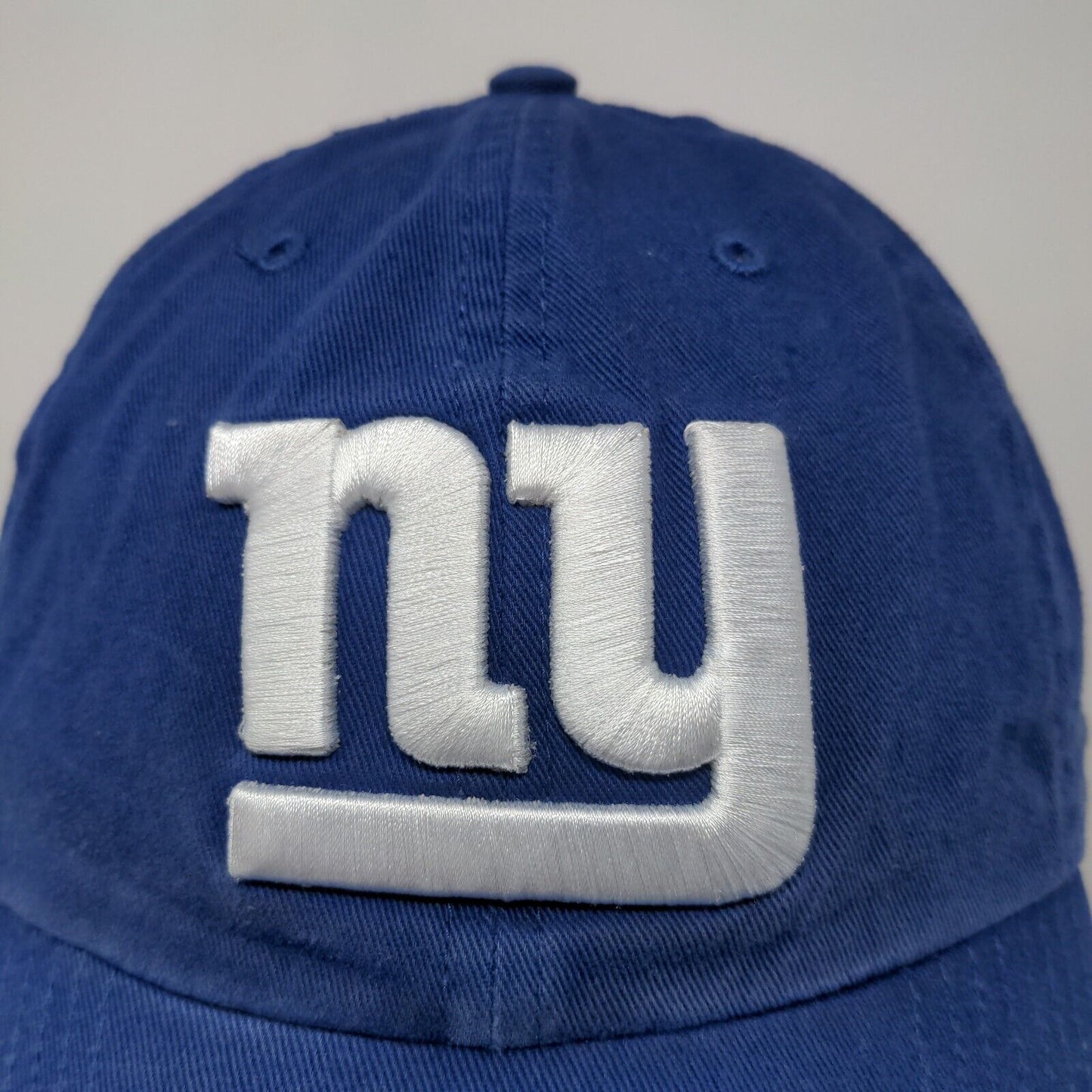 '47 Brand Men's Slideback Hat Blue Size OS NFL New York Giants Embroidered Logo