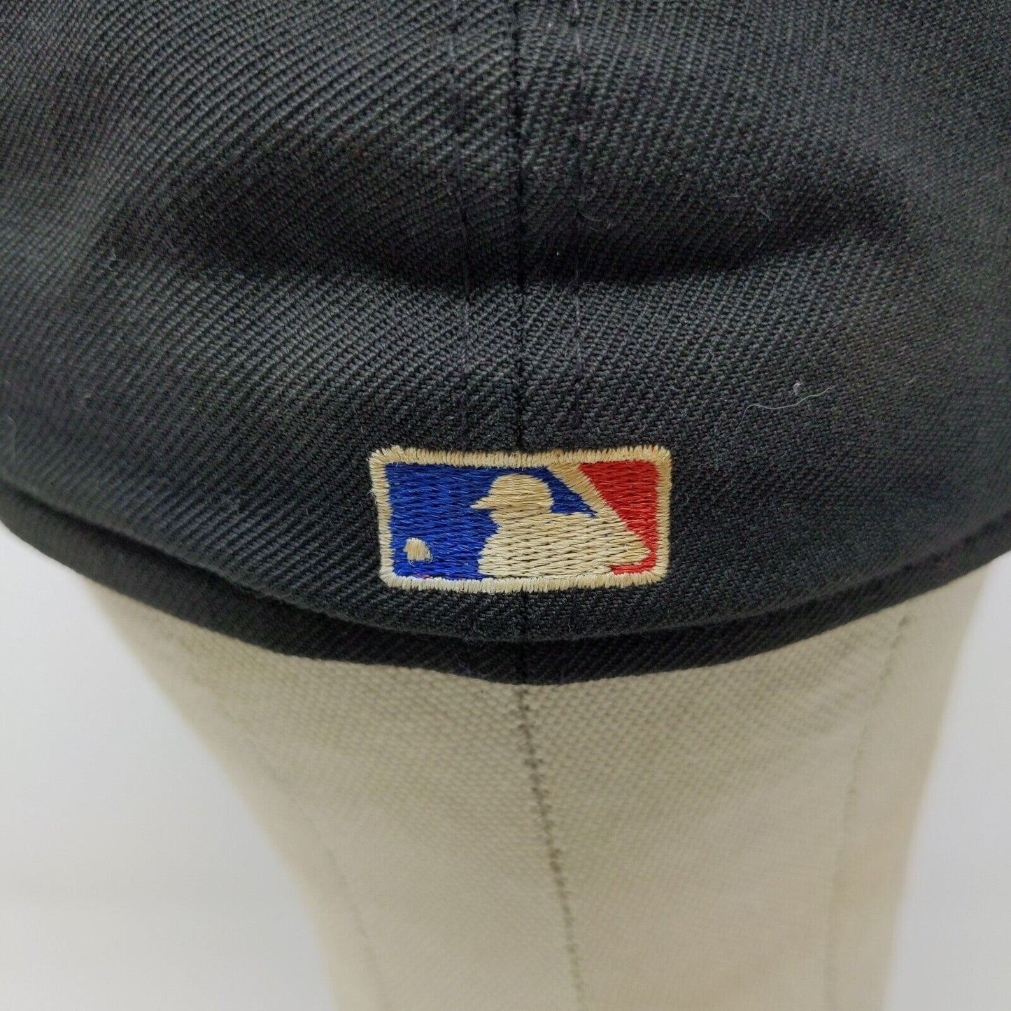 New Era 59Fifty MLB New York Yankees Black Red Baseball Cap Hat Size 7 1/8 Logo