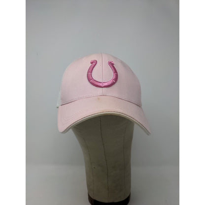 Womens NFL Indianapolis Colts Snapback Meshback Hat Pink & White Adjustable