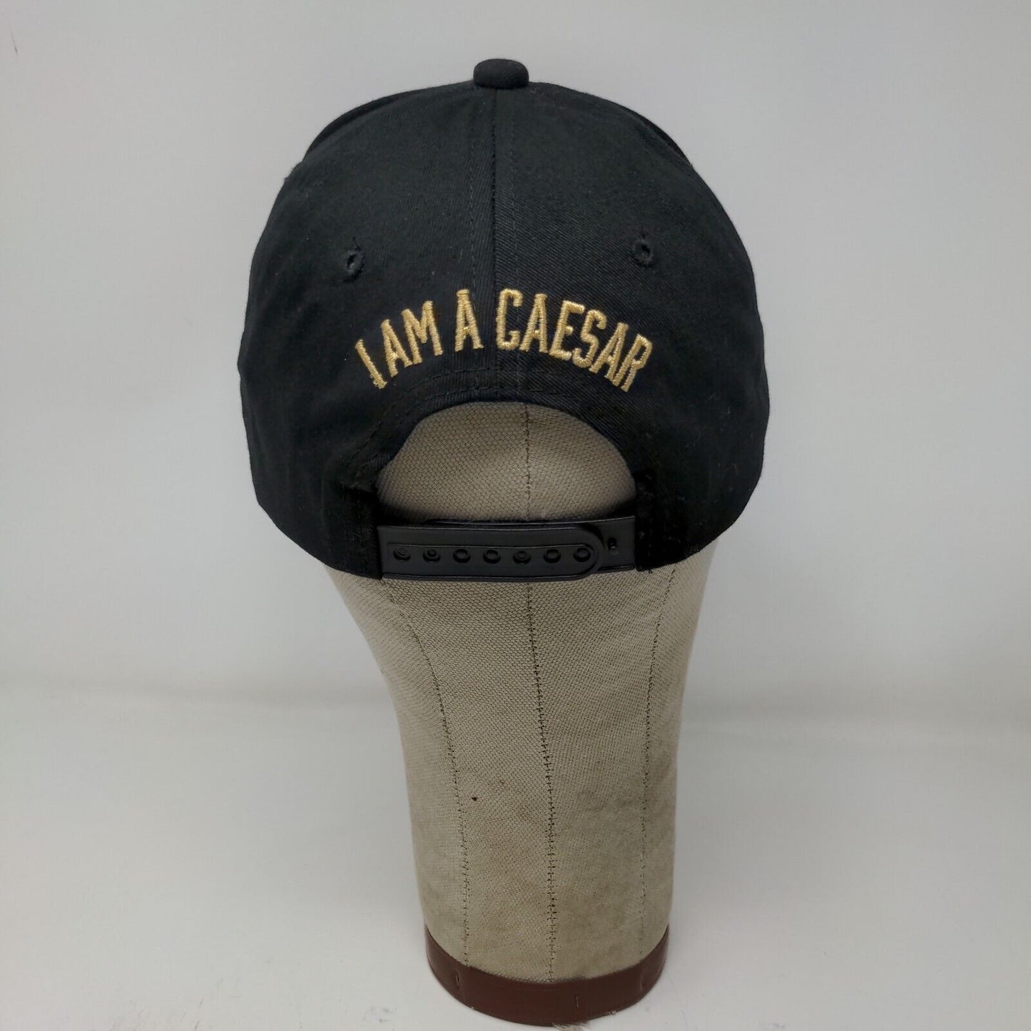 Caesars Sportsbook Snapback Hat Black Adjustable Embroidered Logo