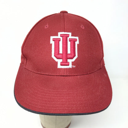 Steve & Barry's IU Indiana Hoosiers Strapback Hat Red 7 1/8 Embroidered Logo