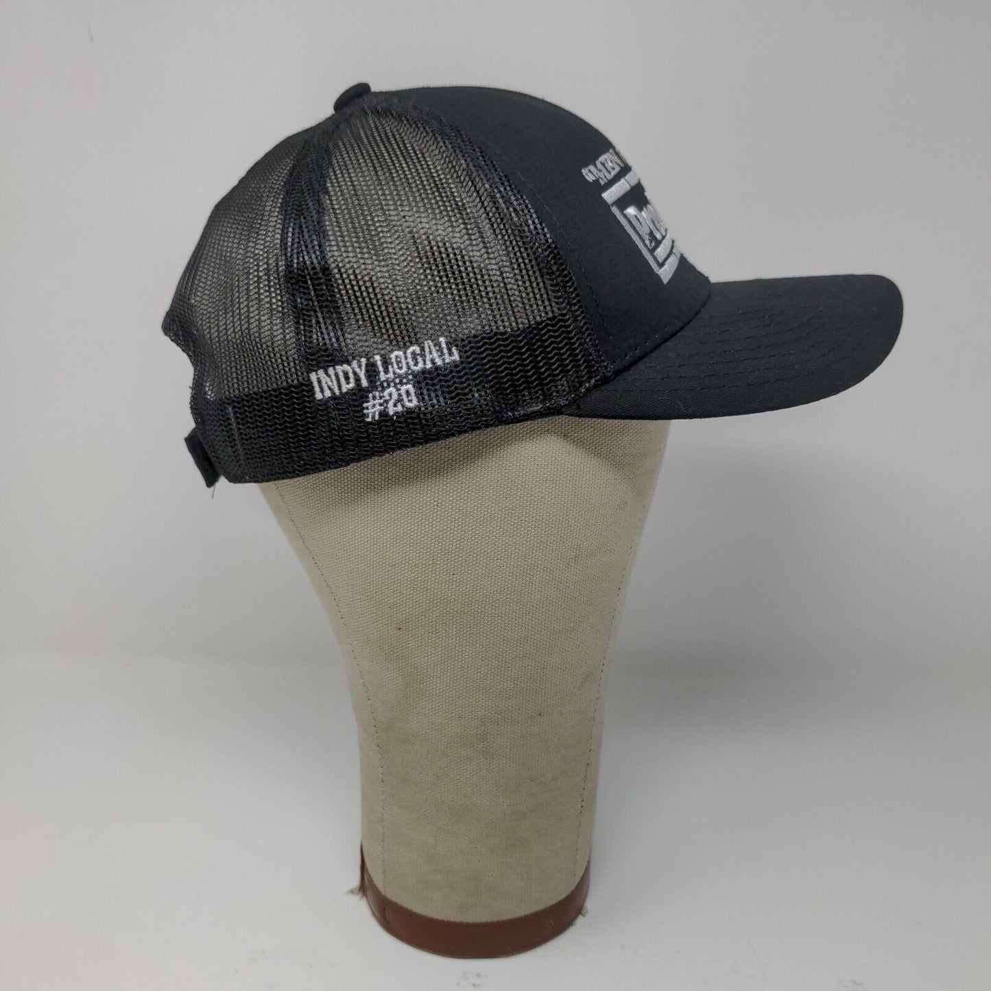 Pro Panels Inc Men Of Steel Black Strap Back Hat Outdoor Cap Platinum OSFA
