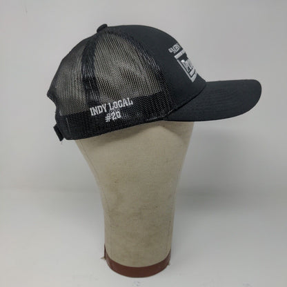 Pro Panels Inc Men Of Steel Black Strap Back Hat Outdoor Cap Platinum OSFA