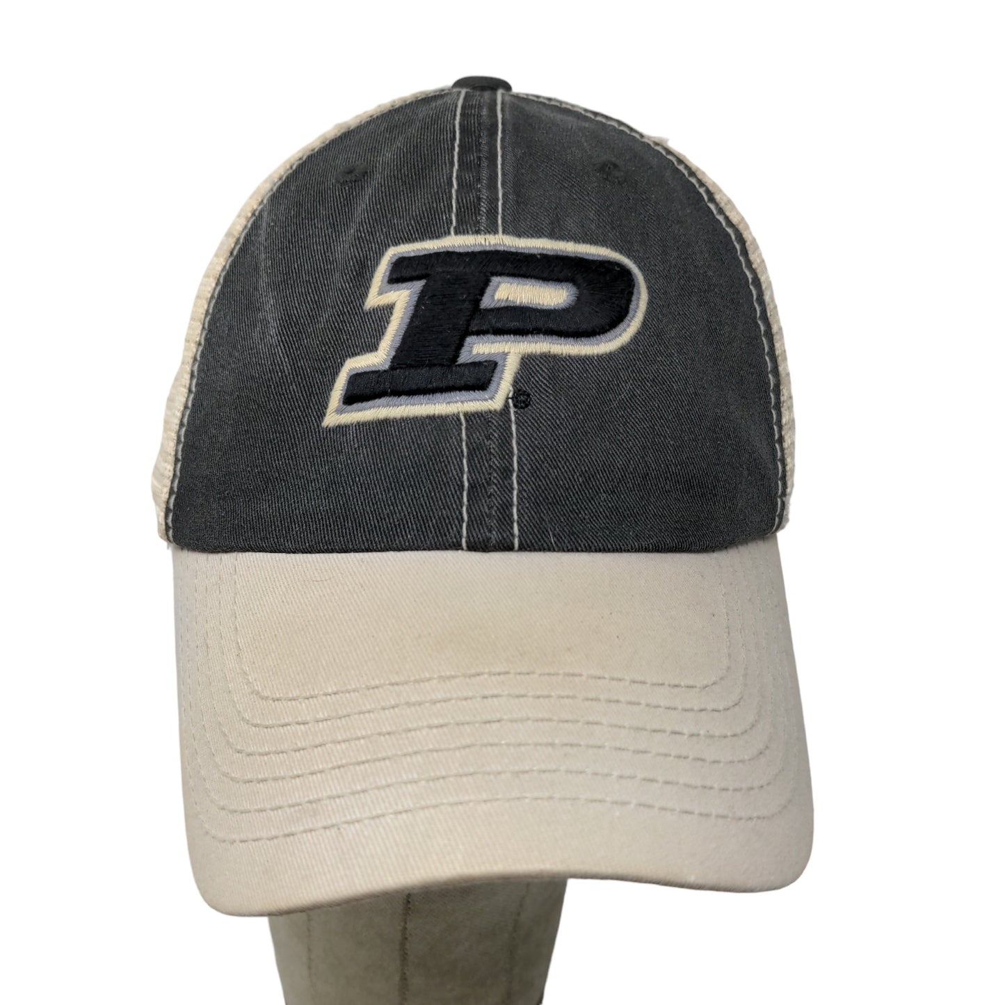Top of the World Men's Snapback Mesh Back Purdue Boilermakers Hat Tan Gray