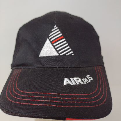 AirRus Slideback Hat Embroidered Logo Spell Out Don't Follow Lead Black Red