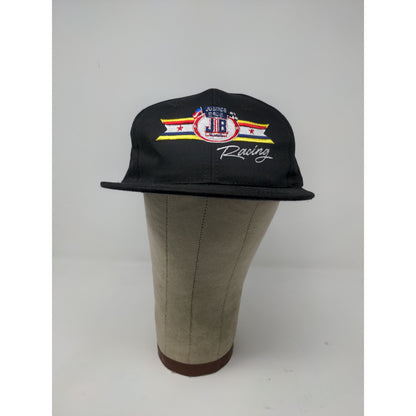 JB Justice Bros Racing Snapback Adjustable Hat Embroidered Logo Black