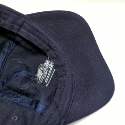 Unbranded Men's Slideback Hat Blue Embroidered Patriotic Winter Logo