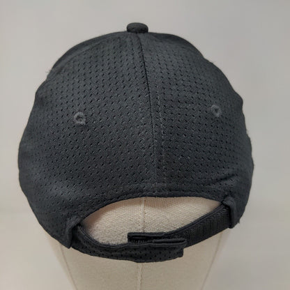 Augusta Sportswear Boy's Strapback Mesh Back Hat Black Youth Embroidered L