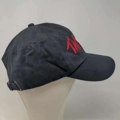 Headshot Men's Slideback Hat Black Adjustable Embroidered Logo Taboo X