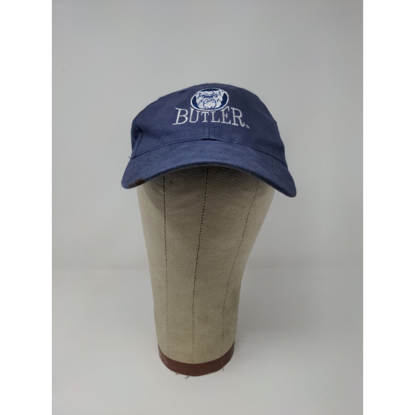 Butler Bulldogs Horizon League Strapback Hat Embroidered Logo Stains SEE DESC