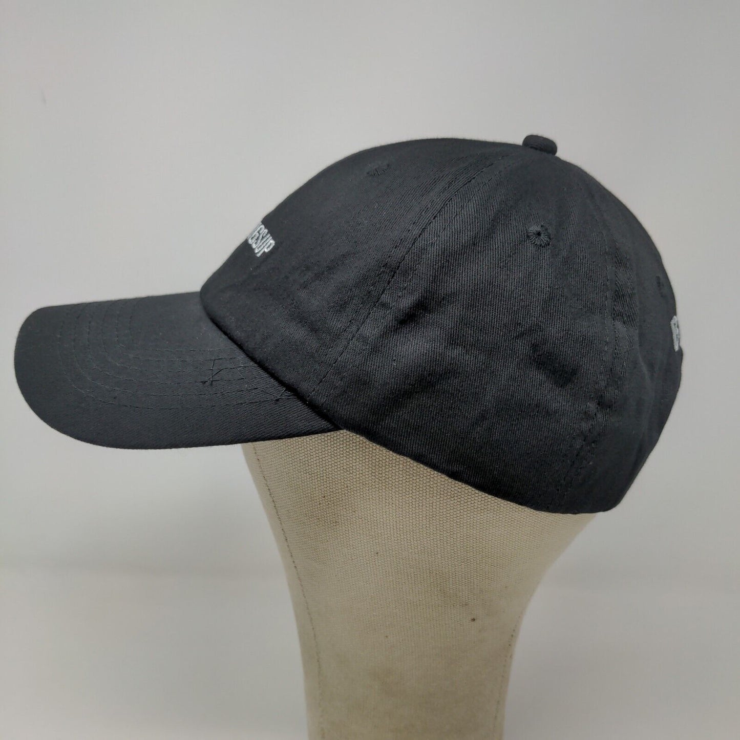 Bacardi Men's Slideback Hat Black Adjustable Spice Things Up Embroidered Logo