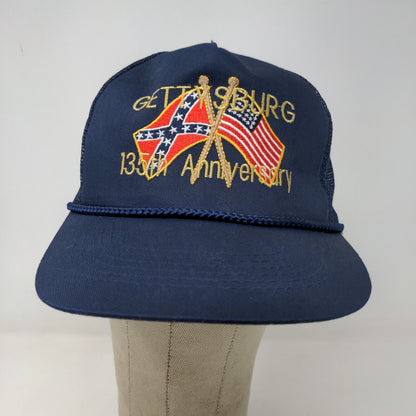 Sportsman Men's Snapback Mesh Back Hat Gettsysburg 135th Anniversary Embroidered