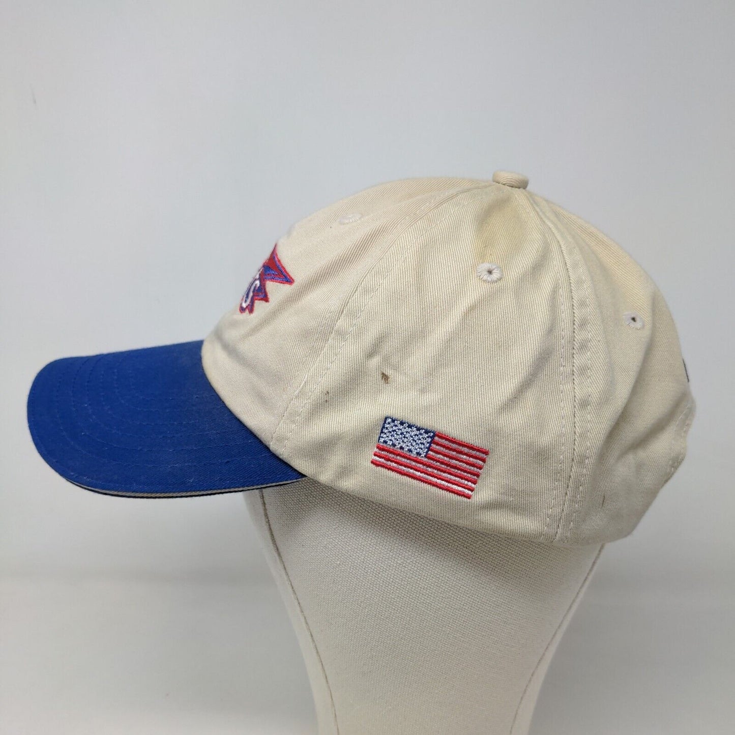 Louisville Bats Men's Strapback Hat Tan Adjustable Embroidered Pepsi Logo