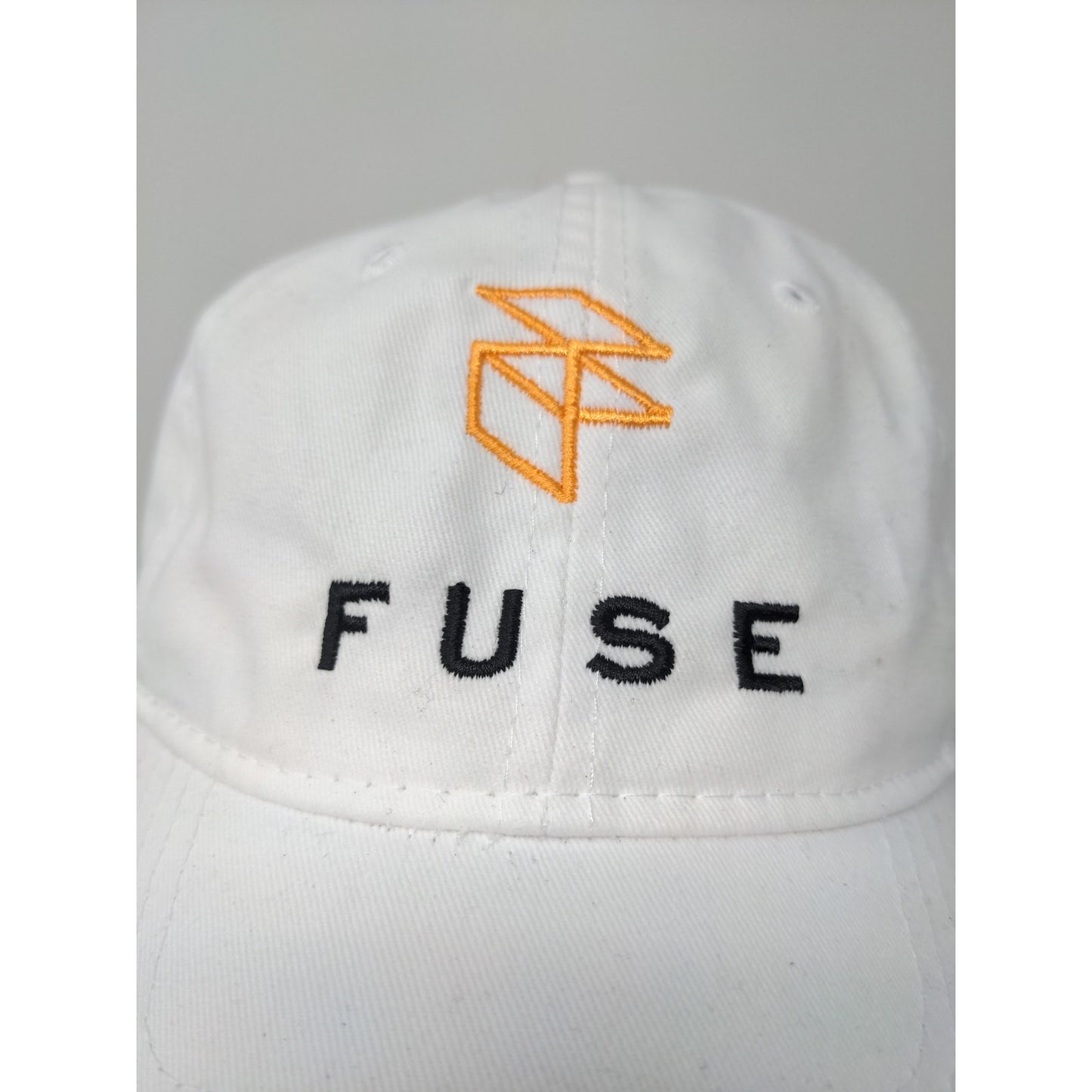 Live at Fuse Purdue Dorm Slideback Hat Embroidered Logo White