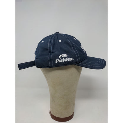 Pukka Golf Week Junior Tour Slideback Hat Blue Embroidered Logo