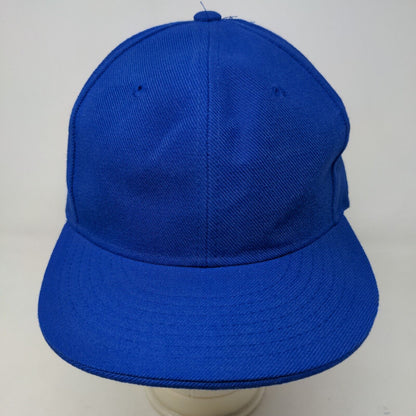 KB Ethos Men's Fitted Hat Blue Size L 7 3/8 Blank 100% Acrylic